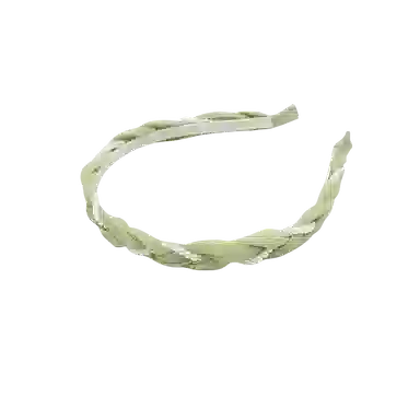 贯古今 高级感珍珠网纱编织麻花外出百搭压发发捆头箍洗脸防滑发卡头 布艺 发箍 女款