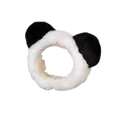 贯古今 熊猫洗脸束化妆敷面膜专用新款精致冬季可爱头饰 布艺 发带 女款