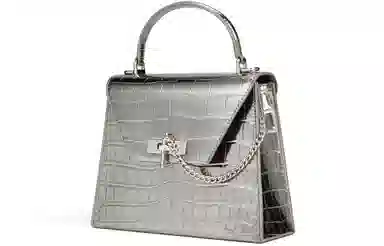 Charles & Keith Kelly Bag Small Tin Grey