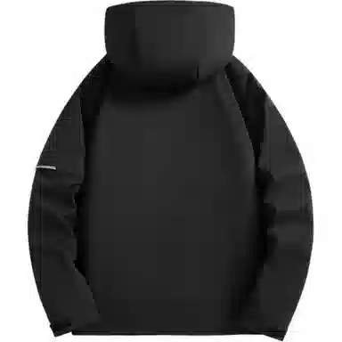 雅鹿优选  休闲简约印花插肩长袖连帽  防紫外线透气保暖超轻防水防风防寒冲锋衣 男女同款