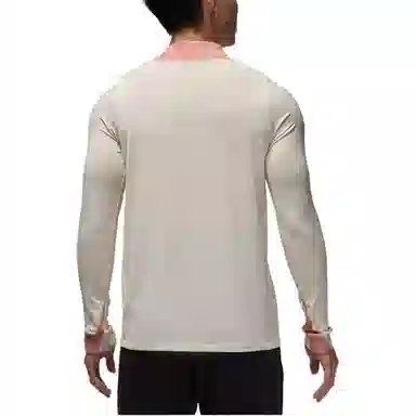 Jordan Slim Fit Turtleneck Long Sleeve Tee Beige