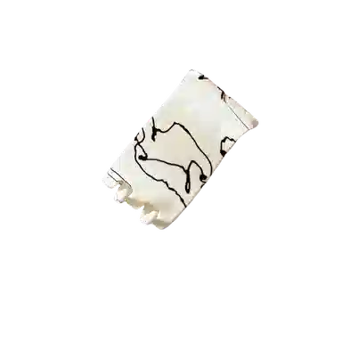 贯古今 高马尾丸子头小抓夹新款高级感盘发鲨鱼夹子高颅顶显脸小洗脸发饰 亚克力 发夹 女款