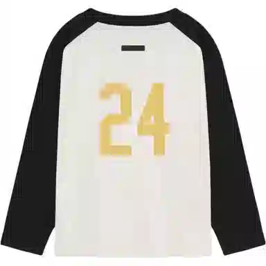 Fear of God Essentials Tri-Blend Baseball Shirt Obsidian Black