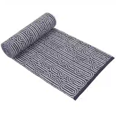 啄木鸟 欧美时尚纯羊毛秋冬季加厚保暖防风商务休闲围脖新款韩式条纹高档脖套精装 绒线围巾 男款