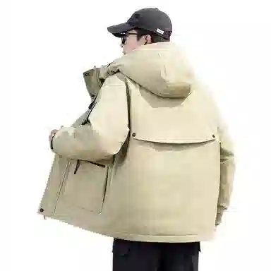 鸭鸭 时尚休闲工装百搭短款羽绒服 男女同款