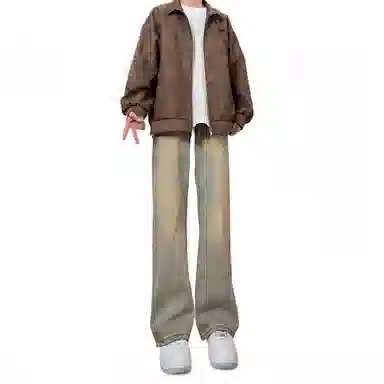 UPXIW Vintage Denim Pants