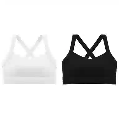 浪莎 舒适无痕无钢圈柔软亲肤轻薄透气收副乳防下垂运动聚拢文胸 女款 组合装