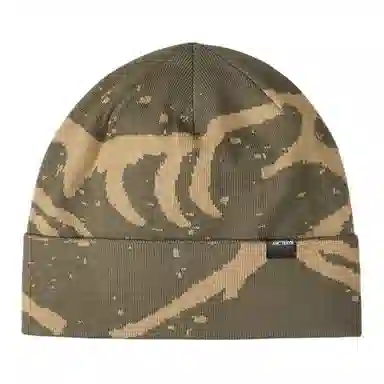 Arcteryx Logo Beanie Camo Green