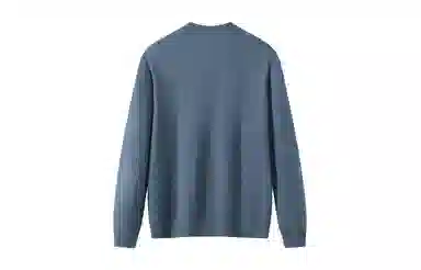 恒源祥 纯色半高领纯羊毛针织衫毛衣 男款