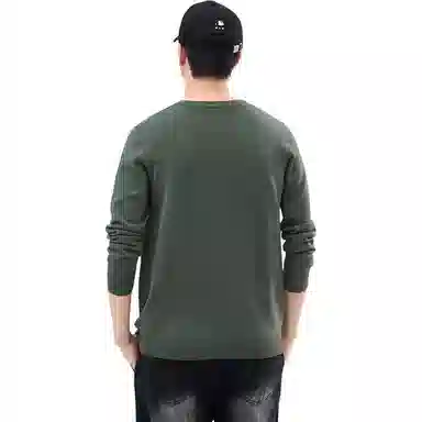 【dme】 圆领套头基础款宽松百搭纯色毛衣 男女同款