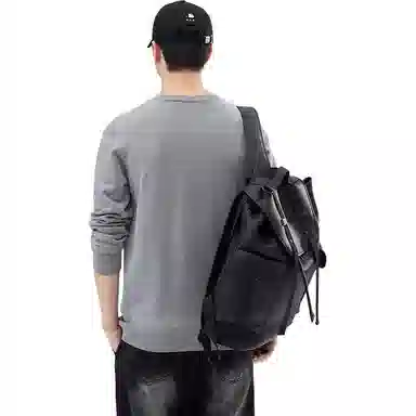 【dme】 圆领套头基础款宽松百搭纯色毛衣 男女同款