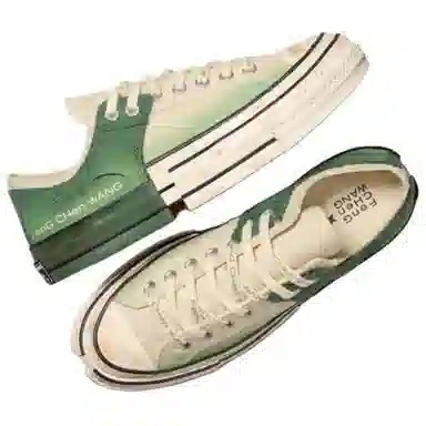 Converse x Feng Chen Wang Low Canvas Off-White Green