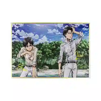 BOOM COMIC Attack on Titan S1 Levi Mikasa Art Paper