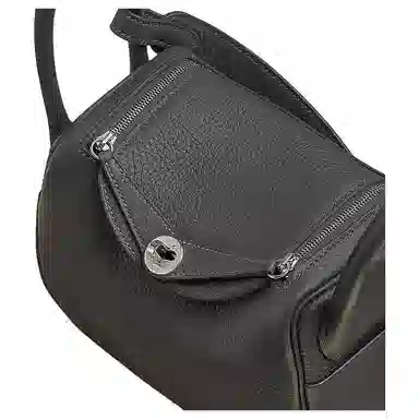 HERMES Lindy II mini Clemence 85 Ardoise