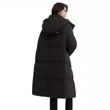 鸭鸭 连帽拉链长袖羽绒服 女款