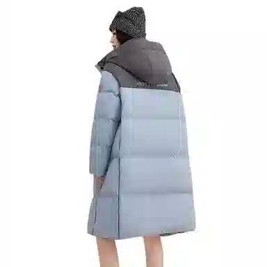 鸭鸭 连帽拉链长袖羽绒服 女款