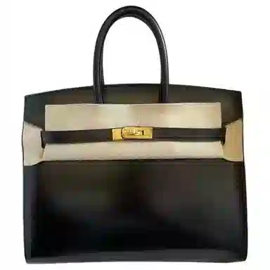HERMES Birkin 25 Box Noir