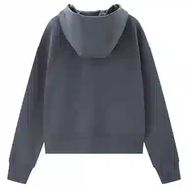 佐丹奴 双面空气层袋鼠兜宽松连帽卫衣 女款