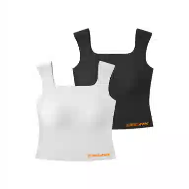 金莱克 螺纹凉感带胸垫显瘦修身防走光清爽透气宽肩带背心 女款