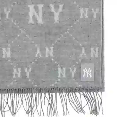 MLB Logo Scarf Grey