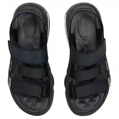 才子 百搭休闲 沙滩凉鞋 男款 黑色