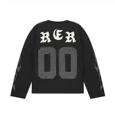 RESERFF Vintage Print Long Sleeve T-Shirt