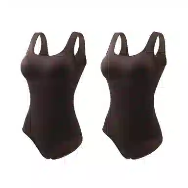 润微 显瘦美形方领打底连体衣 女款