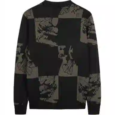 才子 大众休闲保暖修身针织衫 男款