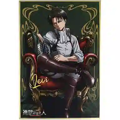 BOOM COMIC Attack on Titan S1 Levi Mikasa Art Paper
