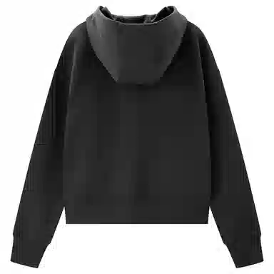 佐丹奴 双面空气层袋鼠兜宽松连帽卫衣 女款