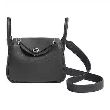 HERMES Lindy II mini Clemence 85 Ardoise