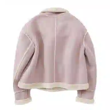 XIANGYING Solid Color Lapel Jacket