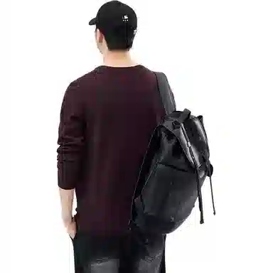 【dme】 圆领套头基础款宽松百搭纯色毛衣 男女同款