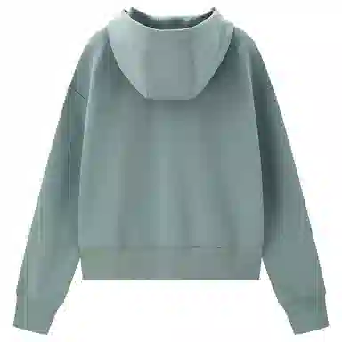 佐丹奴 双面空气层袋鼠兜宽松连帽卫衣 女款