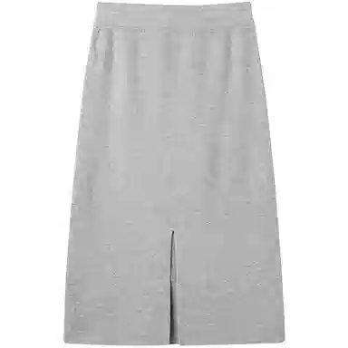 Peacebird x Prince High Waist Skirt Light Grey