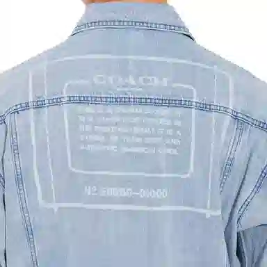 COACH SS23 Denim Jacket Blue