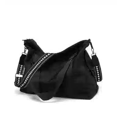 TAKI Casual Oxford Shoulder Bag Black