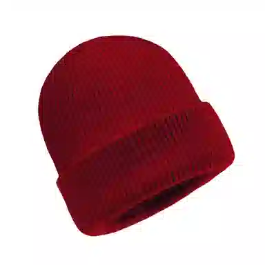 上海故事 纯色暖暖防风护头弹力针织帽 绵羊毛 绒线帽 男女同款情侣款