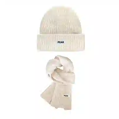 匹克 【保暖三件套】简约百搭保暖防寒 聚酯纤维 绒线帽 男女同款情侣款