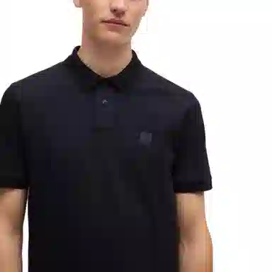 HUGO BOSS Stretch-Cotton Slim-Fit Polo Shirt With Logo Patch Polo