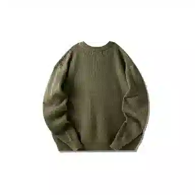 SHANTREE Retro Oversized Knit Sweater