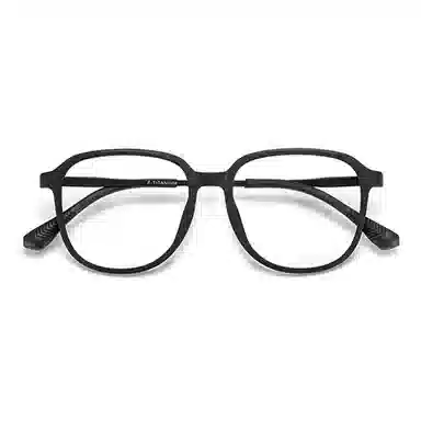 苍木优品 近视眼镜框  透明渐变防蓝光可配度数大框超轻 β钛 方形 光学镜架 男女同款情侣款