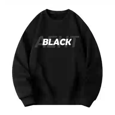 莫代尔 休闲时尚字母印花潮流简约舒适亲肤长袖打底衣 男女同款