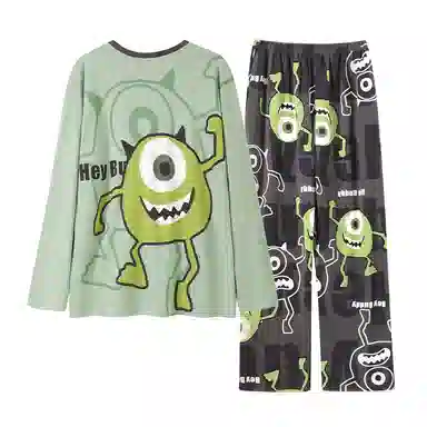 帕兰朵 休闲长袖长裤加大码睡衣套装 男款