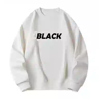 莫代尔 休闲时尚字母印花潮流简约舒适亲肤长袖打底衣 男女同款