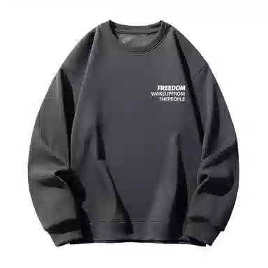 莫代尔 休闲时尚潮流简约字母舒适亲肤连帽长袖打底衣 男女同款