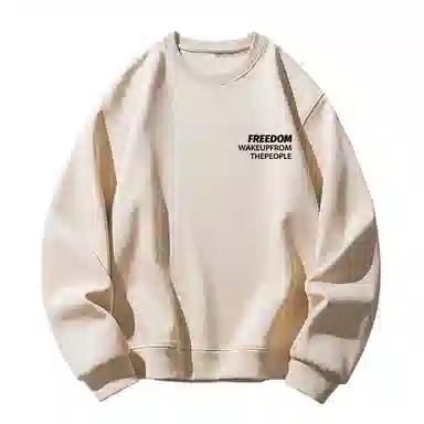 莫代尔 休闲时尚潮流简约字母舒适亲肤连帽长袖打底衣 男女同款