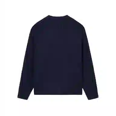 Anta Lifestyle V-Neck Knit Cardigan Midnight Blue