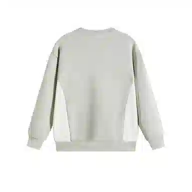 安踏儿童 简约字母圆领套头舒适百搭长袖卫衣 淡青灰 青少年