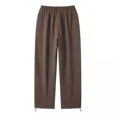 三体 末日之战系列 简约基础款字母印花宽松学生多巴胺高街潮牌复古美式百搭垂感自然中腰脚口抽绳两用直筒休闲裤 男女同款